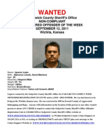 Registered Offender of The Week September 12 2011
