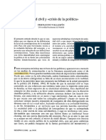 Sociedad civil y crisis política