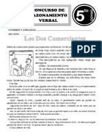 Examen Raz. Verbal 5to