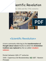 The Scientific Revolution: Between The 16th and The 17th Centuries