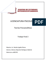 Trabajo Final 2 Teorias Psicoanalíticas