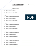 Rounding Worksheet