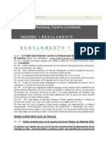 Regulamento 3o Meeting Paraná/SC Masters Natação 2023