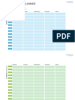 5 Day Daily Planner