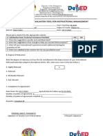 Monitoring and Evaluation Tool For Instructional Management Pioquinto