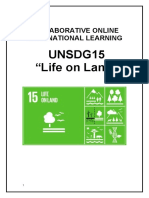 Collaborative Online International Learning - UNSDG 15 Life On Land DRAFT