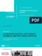 Psicología Educativa en el Perú