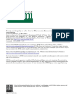 Mamalakis. Poverty and Inequality in Latin America. Mesoeconomic Dimensions of Justice and