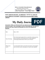 Daily Journal Day 4 & 5