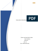 Tarea Tacs Como Evitar La Discriminacion (Recuperado Automáticamente) PDF