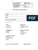 FR-GTH-09 Formato Encuesta Perfil Sociodemografico