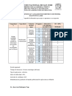 Análisis psicométrico de prueba diagnóstica de competencias científicas