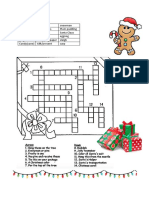 2018 - 12 - 12 - Christmas - Crossword Puzzle - Teacher
