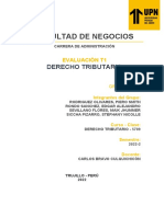 Evaluación T2 - Grupo 1 - Derecho Tributario