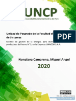 Nonalaya Camarena, Miguel Angel: Unidad de Posgrado de La Facultad de Ingeniería de Sistemas