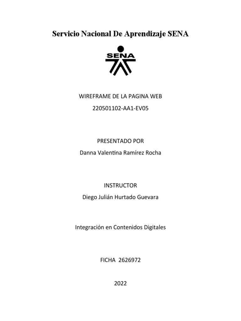 Servicio Nacional de Aprendizaje SENA | PDF