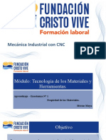 Tecnología de Los Materiales y Herramientas - Propiedades de Los Materiales