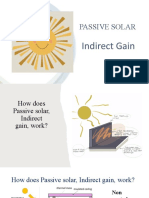 Passive Solar Indirect Gain Works