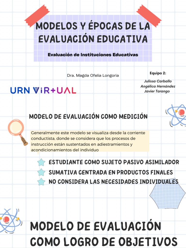Presentación Modelos y Épocas de La Evaluación Educativa | PDF ...