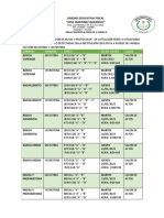 Cronograma de Socialización A Padres