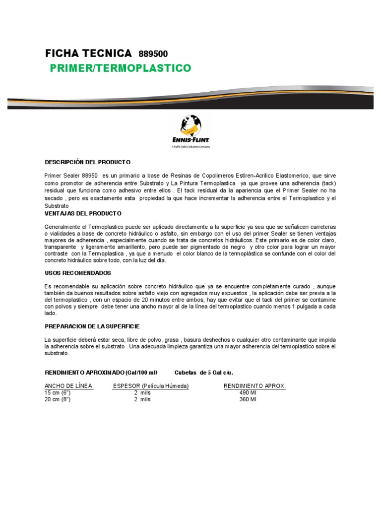 Colores y Patente de Primer Sealer 88950 | PDF | Color | Hormigón