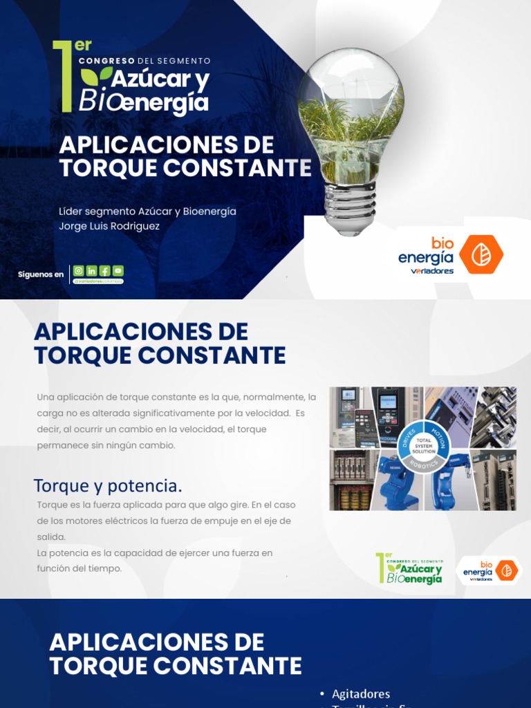 Aplicaciones de Torque Constante | PDF | voltaje | Uso eficiente de energía