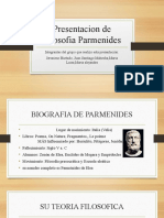 Presentacion de Filosofia Parmenides