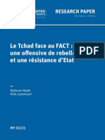 Le groupe rebelle FACT du Tchad face à la résistance de l'Etat