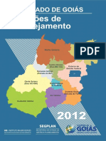 Regiões de Planejamento do Estado de Goiás 2012