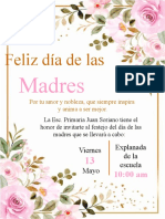 Invitacion Dia de Las Madres