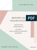Reporte de Venopunción Jemm - Med 201