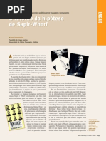 Ensaio - Benjamin Whorf e Edward Sapir