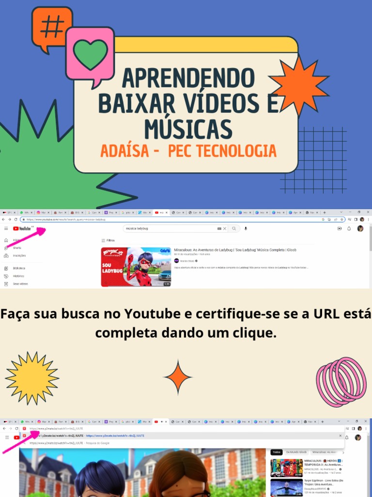 Como Baixar Vídeos e Músicas Do Youtube PDF PDF