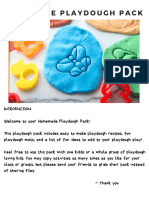 Have Fun With Playdough Activities For 0 To 4 Year Olds, PDF, Dough