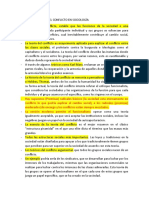 La Teoría Del Conflicto en Sociología