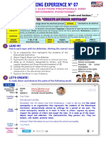 Experiencia #07 - Actividad #05 - Ingles - Pre A1 - November - 22 PDF