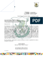 OFICIO INAH - Tepetzintla PDF