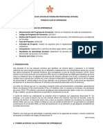 Proceso de Gestión de Formación Profesional Integral Formato Guía de Aprendizaje