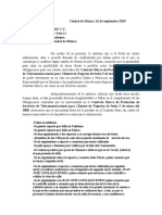 Carta de Terminacion de Contrato