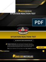Situation Reaction Test