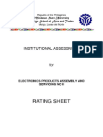 EPAS NC II Rating Sheet Core