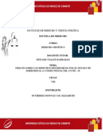 Derechos restringidos por COVID