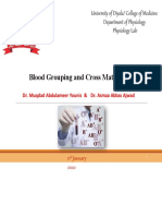 Blood Grouping and Cross Matching Final