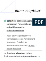 Émetteur-Récepteur - Wikipédia