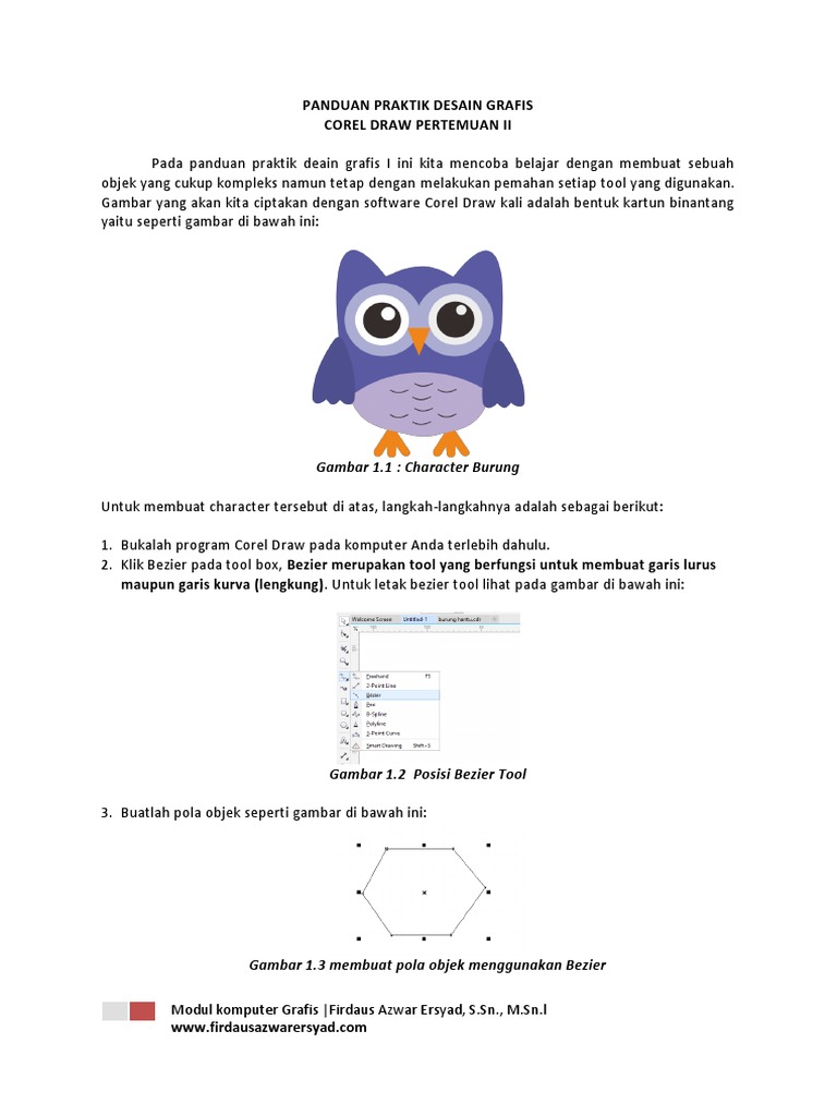 Panduan Praktik Desain Grafis Part Ii Corel Draw Pdf