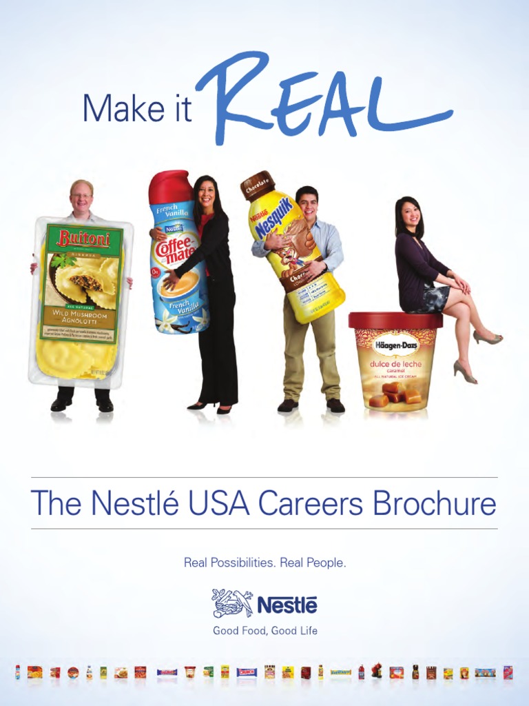 Nestle Internship PDF Master Of Business Administration Job Hunting