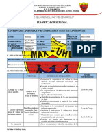 Planificador Semanal Del 06 Al 10 Marzo