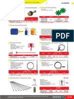 Destapacaños manuales para plomería