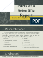 4thPPT4-Parts of A Scientific Report