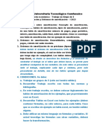 Indicaciones Trabajo de Amortización